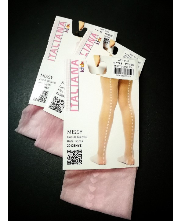 Italiana детски чорапогащи розово 5141 Italiana детски чорапогащи розово 5141